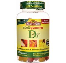 Nature Made Vitamin D3 - Strawberry, Peach & Mango | 150 Gummies