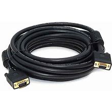 Monoprice Computer Video Cable Extension: 25 ft Cable Lg, Black, SVGA (HD15) Male To Female Model: 3594