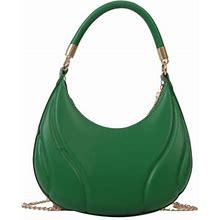 Yuhaotin Silver Clutch Purse Women Shoulder Bag Fashion New Pattern Solid Color Retro Practical Large Capacity Zipper Messenger Bag Clutch Purse Mesh