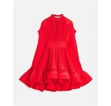 Lanvin Short Charmeuse Dress - Red - Mini Dresses Size 38