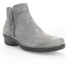 Propet Waverly Women's Leather Ankle Boots, Size: 9.5 XXW, Grey