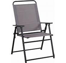 Living Accents Black Steel Sling Chair