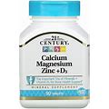 21st Century, Calcium Magnesium Zinc + D3, 90 Tablets, CEN-22263
