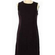 Sag Harbor Dresses | Sag Harbor Black Sleeveless Fitted Mid-Length Sheath Dress. Back Zipper. | Color: Black | Size: 10