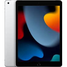 Apple - 10.2-Inch iPad (9Th Generation) With Wi-Fi + Cellular - 256GB - Silver (Unlocked)