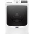 Maytag - 4.8 Cu. Ft. High Efficiency Stackable Front Load Washer With Steam And Fresh Hold - White