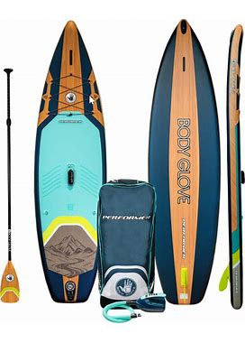 Body Glove Performer 11 Inflatable Stand Up Paddle Board Package