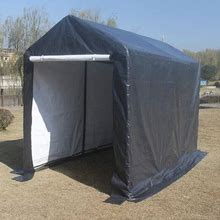 6x12ft Heavy Duty Outdoor Storage Shelter Portable Garage For Atv