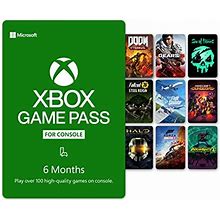 Xbox Game Pass For Console 6 Month Membership [ Digital Code ]