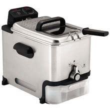 T-Fal Deep Fryer With Basket, Stainless Steel, Easy To Clean Deep Fryer, Oil Fr8000