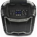 ECOXGEAR Ecotrek GDI-EXTRK210 Rugged Waterproof Floating Portable Bluetooth Wireless 100 Watt Stereo Smart Speaker And PA System (Gray)