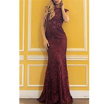 028 Dresses | Mother Of The Bride Dress Formal Evening Gown, Amelia Couture Su028. | Color: Red | Size: 14