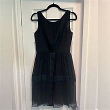 Milly Dresses | Milly Black Size 8 Cocktail Dress Runs Small Fits Size 6 | Color: Black | Size: 8