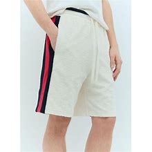 Gucci Gg Cotton Terry Cloth Shorts - White - Casual Shorts Size M