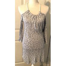 Blue Life Xs Cold Shoulder Rope Knit Mini Dress-Nwot-Extra Small