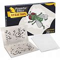 Kensizer 20-Pack Fly Paper Trap, Fly Sticky Glue Paper Trap, Fruit Fly Catcher Board For Houseflies And Blowflies Indoor And Outdoor
