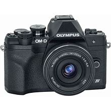 Olympus OM-D E-M10 Mark IV 20.3 Megapixel Mirrorless Camera With Lens - 14 mm - 42 mm - Black