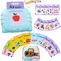 Qutz ABC Learning Flash Cards For Toddlers 2-4, Autism Toys, Speech Therapy Toys, Educational Talking Flash Cards Kindergarten For Boys And Girls,