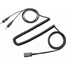 Plantronics QD-To-Dual 3.5mm Cable For H & HW Series Headsets To PC Sound Card