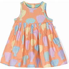 Stella Mccartney Kids Seashell-Print Cotton Dress Set - Multicolour