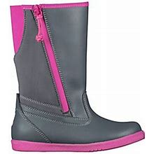 BILLY Footwear Toddler Rain Boots, Size 7 Medium, Grey