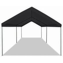 Caravan Canopy 10 ft. W X 20 ft. D Steel Pop-Up Canopy Metal/Steel/Soft-Top In Black | 98 H X 120 W X 240 D In | Wayfair