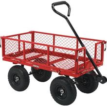 Ironton® Steel Garden Cart, 400-Lb. Capacity, 38In.L X 18 1/2In.W X 21In.H