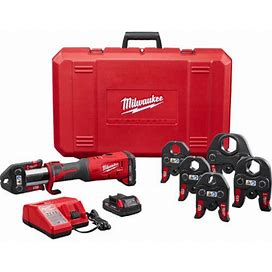 Milwaukee 2922-22 M18 Force Logic Copper Press Tool Kit With 1/2" To 2" Jaws & One Key | Supplyhouse.Com