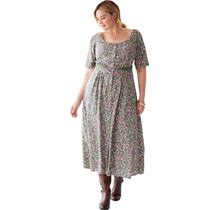 Plus Size Women's Printed Maxi Dress By Soft Focus In Pine Ditsy Floral (Size 32 W)