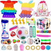 42 Pack Fidget Packs Toy Bundle Fidget Toys Sets Anti-Anxiety Tools Sensory Fidgets Toys Packfor Kids Adults With Autism