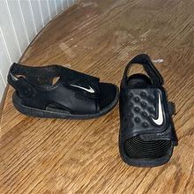 Nike Shoes | Little Boy Nike Sandal | Color: Black/White | Size: 8B