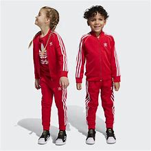 Adidas Adicolor SST Track Suit Better Scarlet Kids - Kids Originals Matching Set Ups
