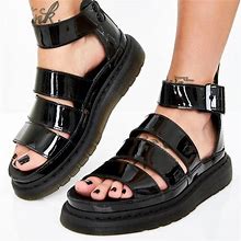 Dr. Martens Shoes | Dr. Marten's Clarissa Ii Quad Flatform Sandals 11 | Color: Black | Size: 11