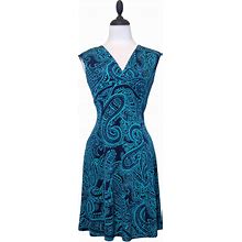 Sleeveless V-Neck Dress Size 4