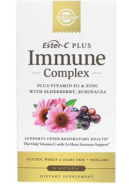 Solgar, Ester-C Plus Immune Complex, 90 Softgels