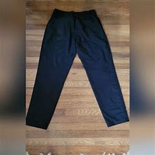 Athleta Pants & Jumpsuits | Athleta Brooklyn Ankle Pant Women's Size 12 Tall Navy Blue | Color: Blue | Size: 12 Tall