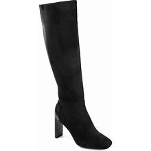 Journee Collection Tru Comfort Foam Wide Calf Elisabeth Boot - Black - Knee Boots Size US 6.5