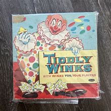 Vintage Clown Tiddly Winks Game Four Player Whitman Publishing 4402:29 Made USA