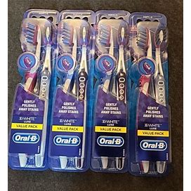 4 Pc Oral-B Pro-Flex Stain Eraser Manual Toothbrush, Soft, 2 Ct Pk