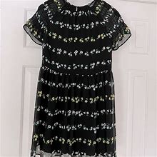 Ann Taylor Dresses | Nwt Ann Taylor Black Floral Shift Dress Xxsp | Color: Black/Yellow | Size: Xxsp