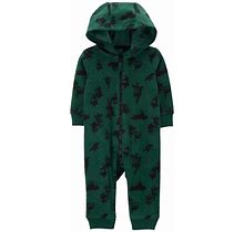Baby Boy Carter's Hooded Fleece Coverall Jumpsuit