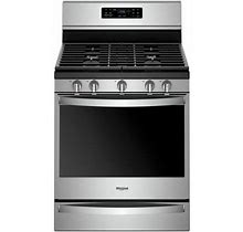 Whirlpool Wfg775h0h 30" Wide 5.8 Cu. Ft. Freestanding Natural Gas Range - Stainless Steel