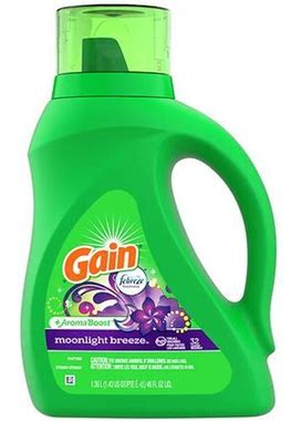 Gain Aroma Boost Liquid Laundry Detergent Moonlight Breeze - 46.0 Fl Oz