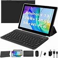 2024 Newest Android 13 Tablet 10 Inch, 12Gb RAM 128Gb Rom/1Tb Expandable Tablet PC, 2 in 1 Tablets With Keyboard, Quad-Core 2.0Ghz CPU HD Screen, Goog
