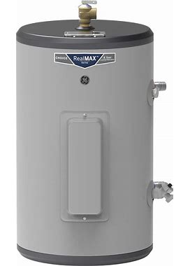 GE APPLIANCES Point Of Use Water Heater | Electric Water Heater With Adjustable Thermostat & Drain Valve | 10 Gallon | 120 Volt | Stainless Steel,