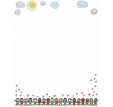 Great Papers Unisex Kids Multicolor Great Papers! Making Friends Children Letterhead, 80/Pack (2019059)