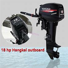 HANGKAI 6-12HP Outboard Motor 2-4 Stroke Fishing Boat Engine Water/ Air Cooling