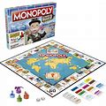Hasbro Gaming Monopoly Travel World Tour Board Game For Families And Kids Ages 8