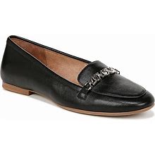 Naturalizer Comfort Polished Loafers - Jemi, Size 6 Medium, Black Fauxleath