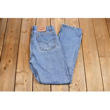 Vintage 1990S Levi's Light Wash Relaxed Fit Jeans / Size 32 / Streetwear Fashion / Bottoms / Denim / Made In USA